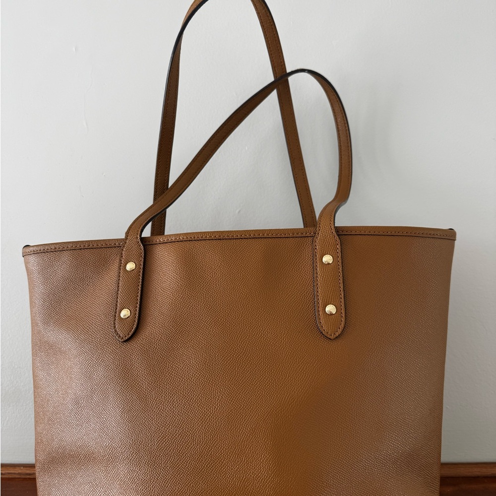 Coach Brown Leather Tote and Wallet Set - Picture 3 of 6